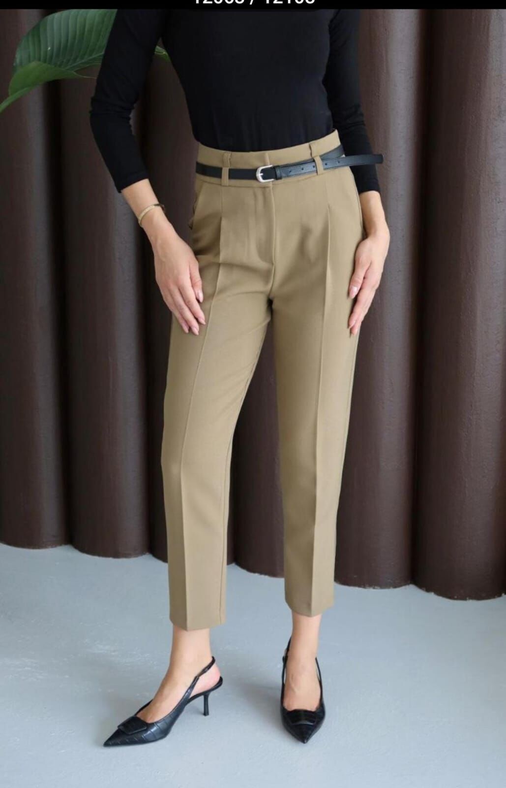 Krep Kumaş Pantolon