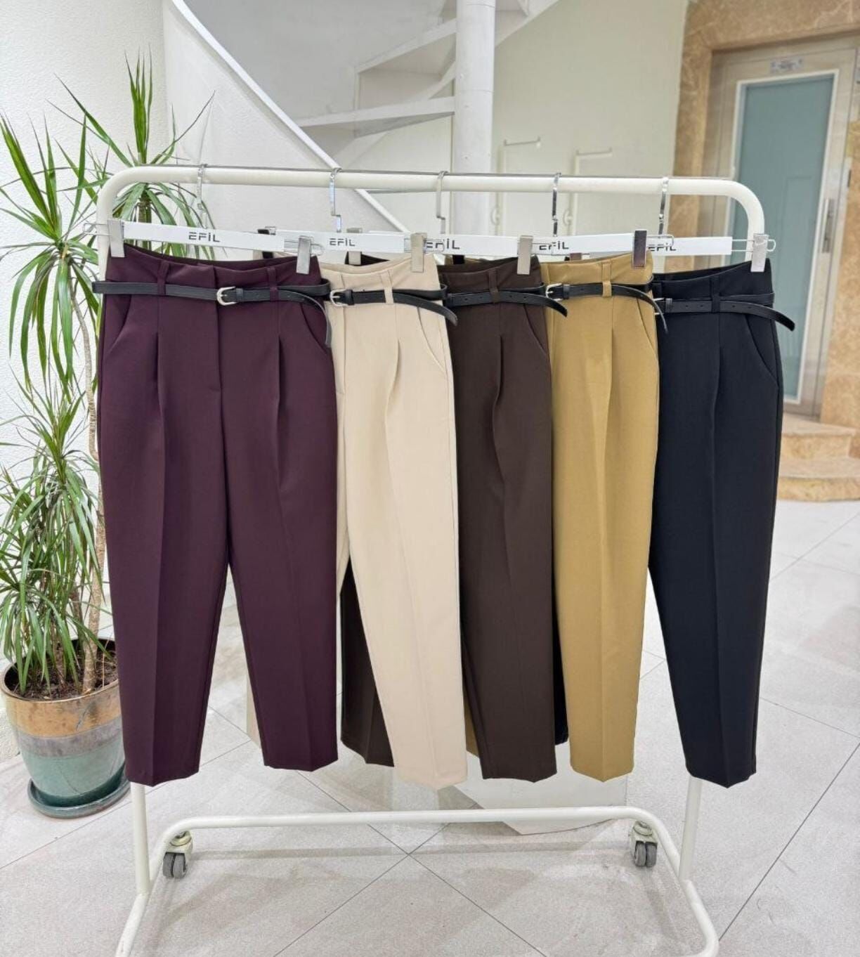 Krep kumaş pantolon