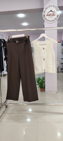 Zara model yelek-krem