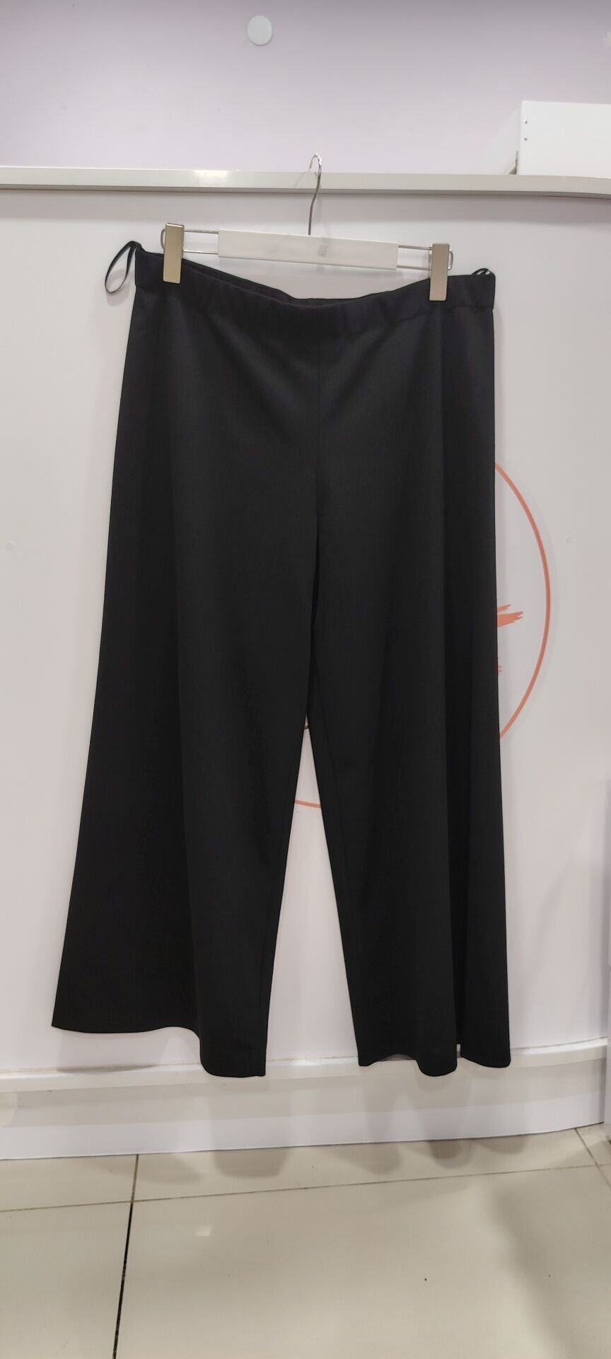 Büyük beden krep kumaş bol paça pantolon