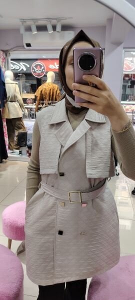 İnce kapitone yelek