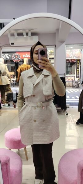 İnce kapitone yelek