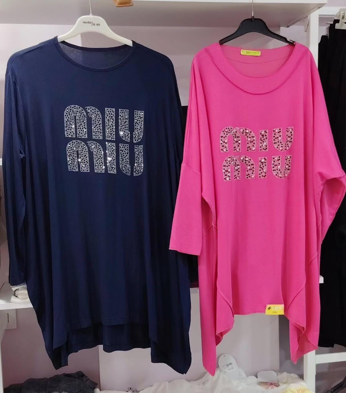 Kampanyalı ürün son birer adet miu tişört Pembe