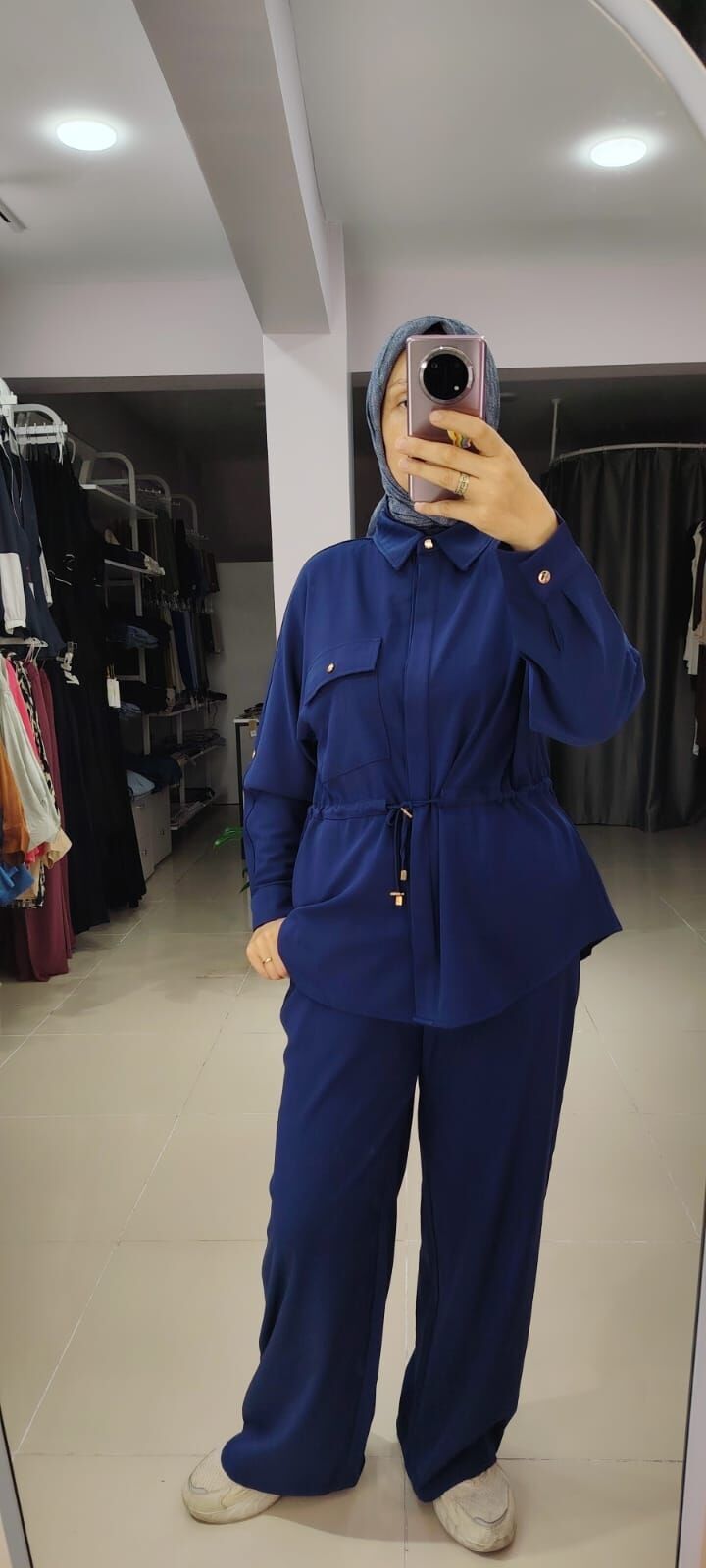 İkili takım L-XL - Taş rengi
