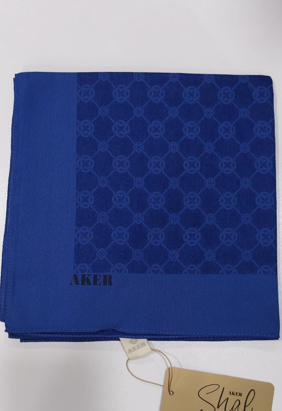 Aker monogram desenli eşarp