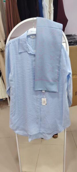 Pamuklu uzun gömlek