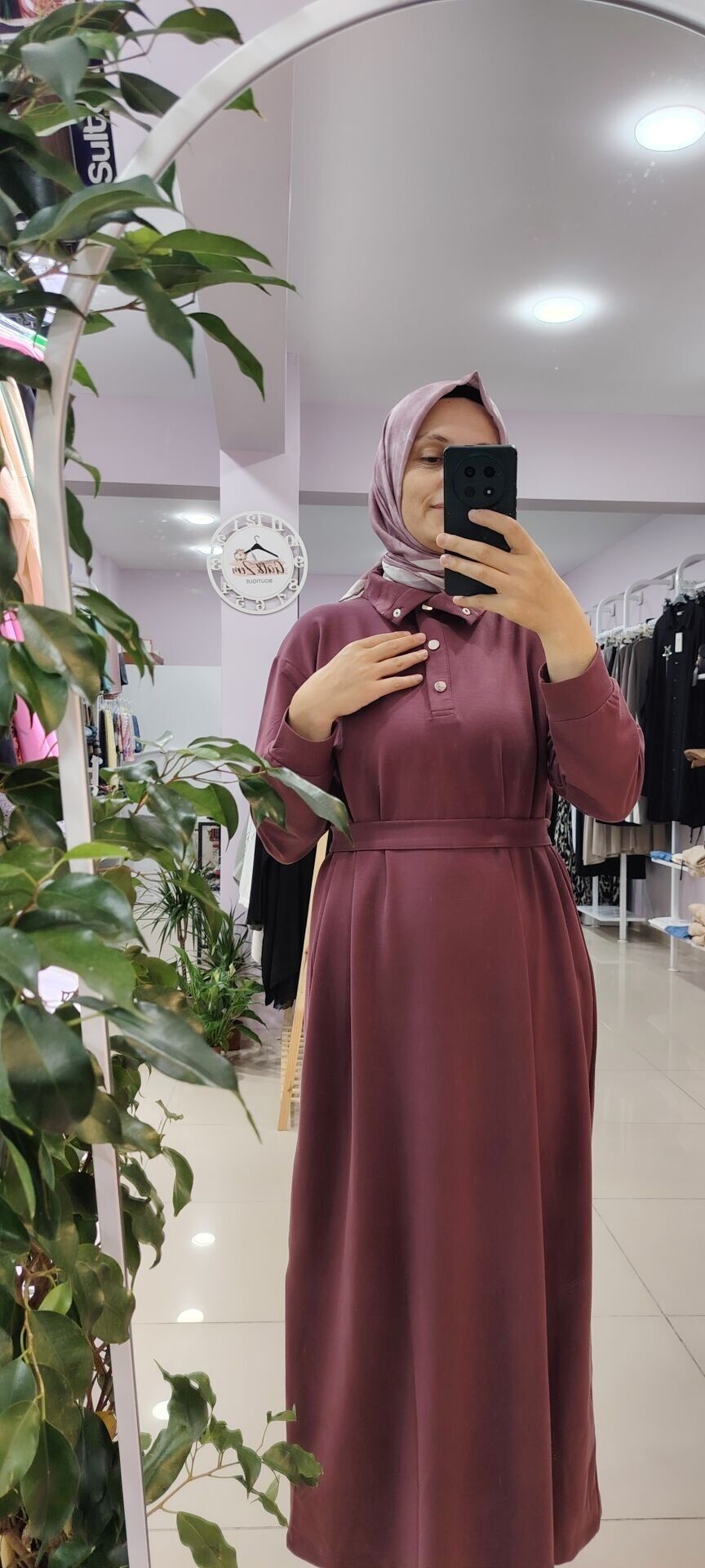 Çıt çıtlı penye elbise S