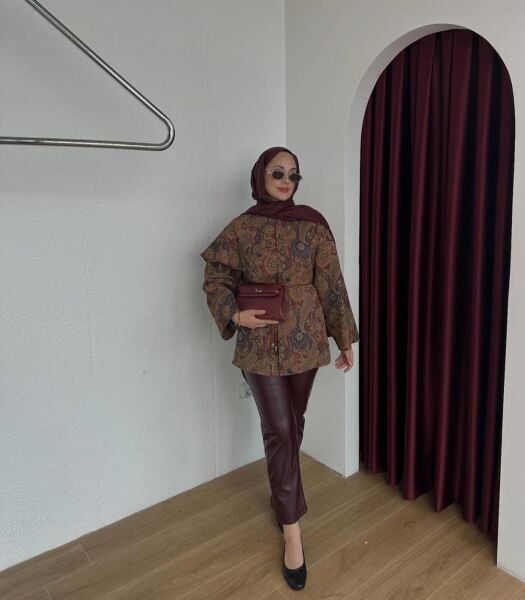 Tasarım model etnik desen ceket