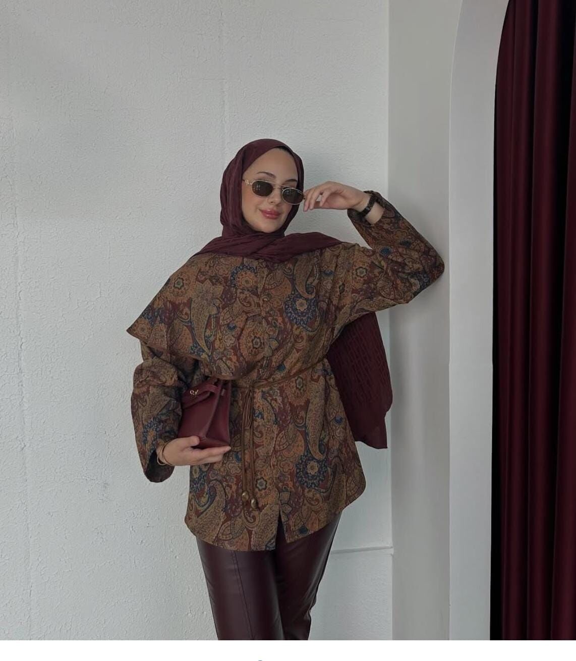 Tasarım model etnik desen ceket