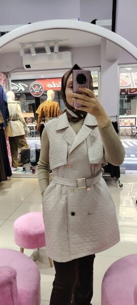 İnce kapitone yelek