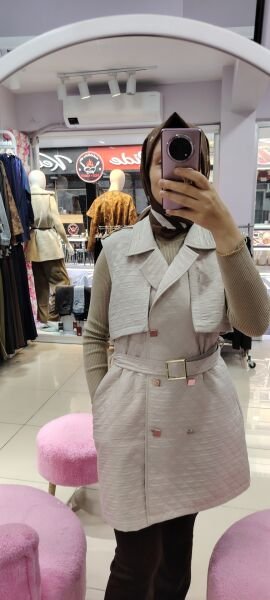 İnce kapitone yelek